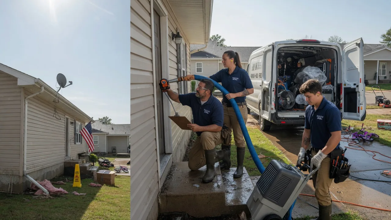 Ceiling Water Damage Restoration in Richmond Dale, OH near me